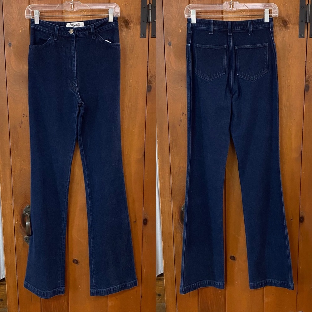 A_PLAN_APPLICATION Dark Wash Bootcut Jeans Sz 29
